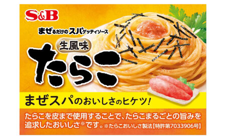 まぜるだけのスパゲッティソース 生風味たらこ 5袋(1人前×2個入) [BAFX001] スパゲッティ