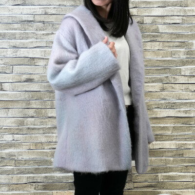 【ふるさと納税】モヘアシャギーコート【1186386】