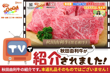 秋田由利牛 すき焼き用 モモ 600g（200g×3パック）