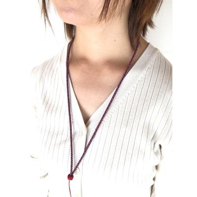 ふるさと納税 伊賀市 (組紐)ネックストラップ丸組　紫紺