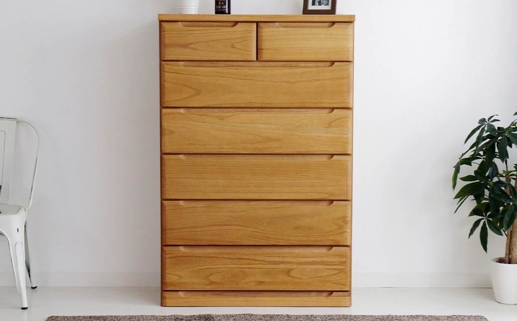 
            ミリオンⅢ90ハイチェスト NA・BR タンス 引出し 箱組仕様 桐材 木目 フルオープン三段レール 日本製 家具 インテリア 福岡県 柳川市 送料無料
          