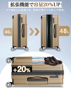 NEWTRIP0201p　スーツケース　ブラック　Sサイズ　【11100-2022】