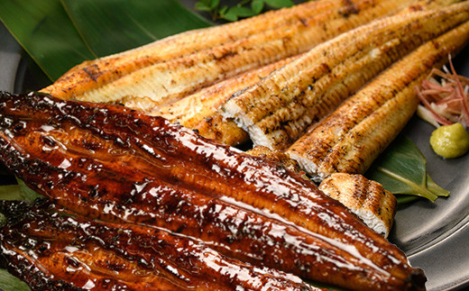 国産うなぎ(鹿児島県産うなぎ)の蒲焼・白焼き各2尾(合計4尾・計約620g、タレ付) 食べ比べ 堪能 セット 国産 国産魚 九州産 鹿児島県産 魚 魚介 鰻 うなぎ ウナギ 蒲焼 蒲焼き 惣菜 冷凍【