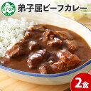 【ふるさと納税】 548.ビーフカレー 2個 セット 中辛 牛 牛肉 ビーフ 業務用 レトルトカレー レトルト食品 カレー 野菜 備蓄 まとめ買い 5000円 北海道 弟子屈町