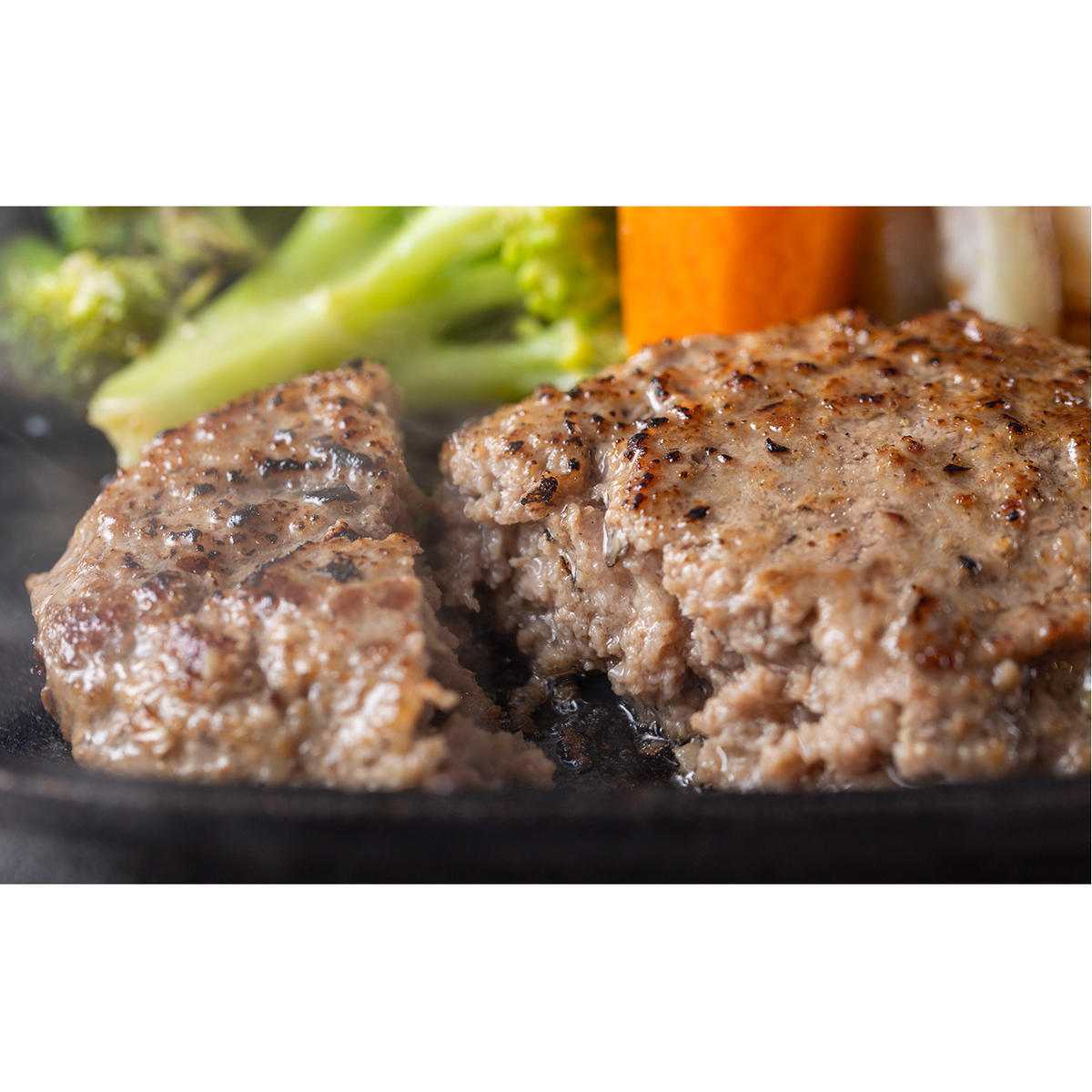 北海道産 黒毛和牛 こぶ黒 A5 希少部位 焼肉 味付け カルビ ハンバーグ 計 2kg (3種) 贅沢 セット＜ＬＣ＞_イメージ3