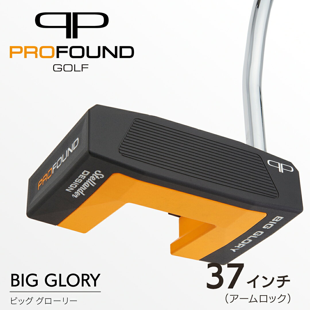 【ふるさと納税】 【 PROFOUND GOLF 】 パター BIG GLORY 37インチ アームロック ゴルフ ビッグ グローリー プロファウンド 初心者 上級者 putter