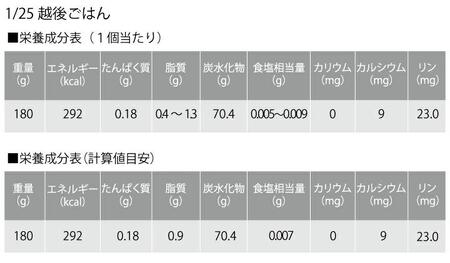 【低たんぱく質食品】【12ヶ月定期便】 1/25 越後ごはん 180g×20個×12回 たんぱく質調整食品 バイオテックジャパン 越後シリーズ 1V55201