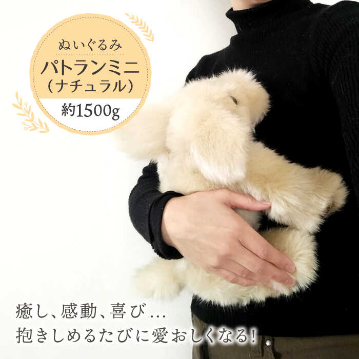 【ふるさと納税】パトランミニ・ナチュラル 糸島市 / 科学工房未來 犬 ペット ぬいぐるみ[AYI007] 107000円 100000円 10万円