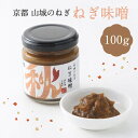 【ふるさと納税】 京都山城 のねぎで作った ねぎ味噌 100g 京野菜 調味料 薬味 手軽 秋田農園