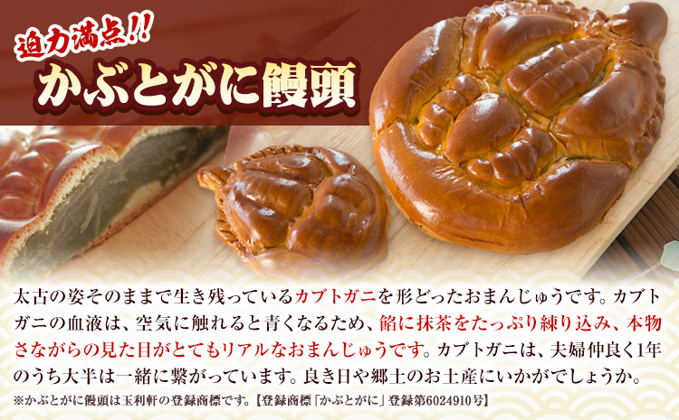 かぶとがにまんじゅう詰合せ 株式会社玉利軒《30日以内に出荷予定(土日祝除く)》岡山県 笠岡市 まんじゅう 饅頭 お土産 和菓子 手土産 送料無料 冷蔵配送---T-10_cool---