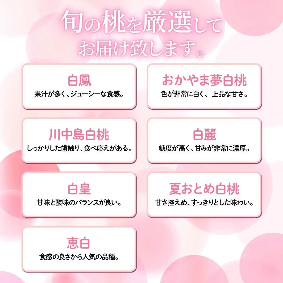 【2026年先行予約】＜数量限定＞岡山県産 厳選旬の桃 約2kg（6玉～9玉）【037-a001】