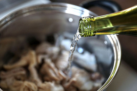 梅川 純米料理酒 500ml×2本 山形産原料 肉料理 魚料理に 調味料【564-007B】