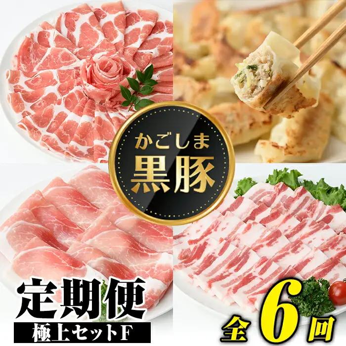 ＜定期便・全6回(隔月)＞極上セットF かごしま黒豚 ふるさと定期便 豚肉 国産【和田養豚】J02002
