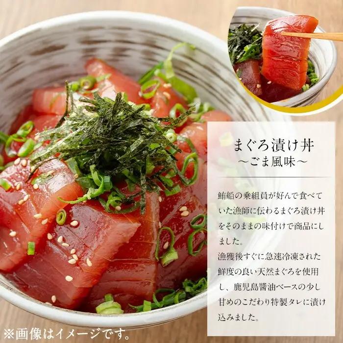 自宅で簡単！漁師伝承 まぐろ漬け丼の素（ごま風味） 100g×8パック 冷凍 小分け【00-064-01】 