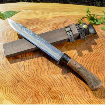 ふるさと納税 南国市 【フロンティア剣鉈 両刃 240】土佐オリジナル白鋼/チェッカー柄 |  | 01