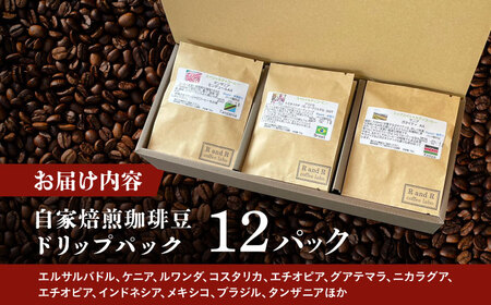 自家焙煎スペシャリティコーヒー ドリップパックセット(12パック) / 諫早市 /R and R coffee labo[AHCJ049]