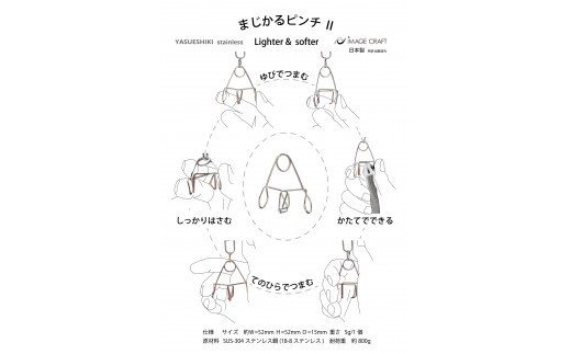 「安江式 まじかる ピンチハンガー Ⅱ 28P（Mサイズ）」 １台　／　洗濯バサミ 便利グッズ【0007-001】_イメージ3
