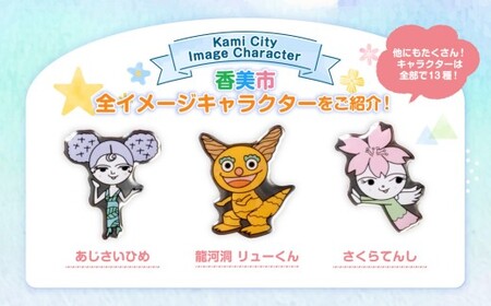 香美市イメージキャラクターピンバッジ（土佐打刃物タンちゃん） ピンバッジ バッジ やなせたかし やなせたかし先生デザイン 香美市限定 ふるさと納税限定 高知県 香美市