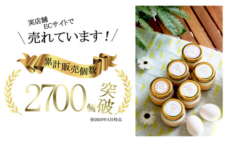 CocoRoプリン6個セット（ギフト包装＋メッセージシール「おつかれさま」）【 茨城県 つくば市 スイーツ お菓子 デザート ギフト プリン プリン プリン プリン プリン 】