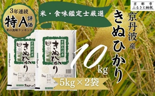 令和7年産 京都丹波産 きぬひかり 5kg×2 計10kg ※米食味鑑定士厳選 ※精米したてをお届け【京都伏見のお米問屋が精米】 米 白米 ※沖縄本島・離島への配送不可 ※2025年11月上旬頃より順次発送予定