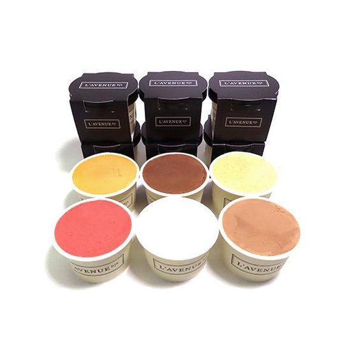 【ふるさと納税】L’AVENUE（ラヴニュー）グラス エ ソルベ 〈アイスクリーム＆シャーベット 12個入り〉GLACE ET SORBET 12PIECE | お菓子 菓子 おかし スイーツ デザート 食品 人気 おすすめ 送料無料