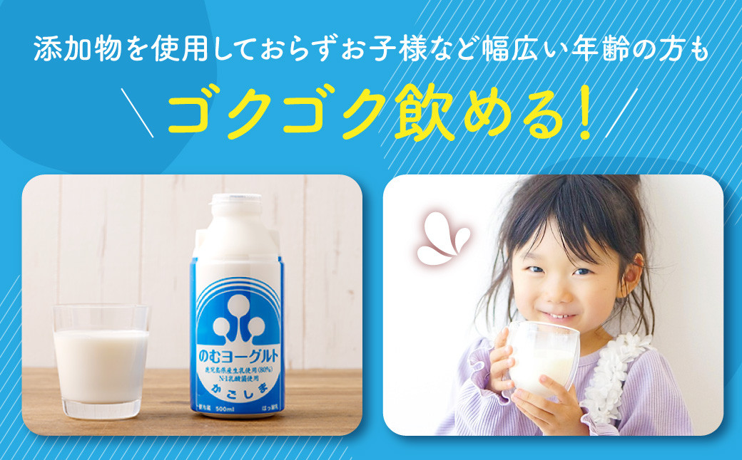 “牛乳屋さんがつくった”のむヨーグルト 500ml×5本 計2.5L