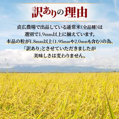 ふるさと納税 美唄市 令和7年産・貞広農場「訳あり1.8ミリ以上の米粒」ゆめぴりか・ななつぼしブレンド米(10kg) |  | 01
