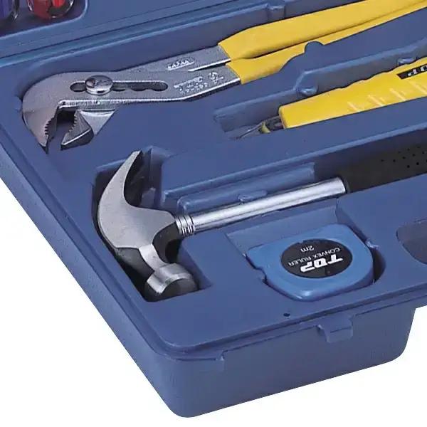 [トップ工業] DIYにも便利 家庭用工具16点セット （工具セット）日曜大工 家庭常備工具【044P001】