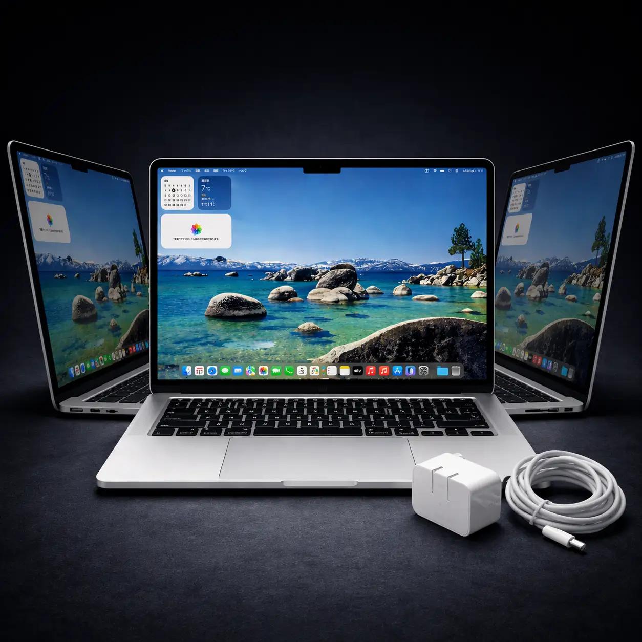 パソコン 【厳選整備済｜法人リースアップ品】MacBook Air 15インチ M2 / 24GB / 512GB ｜★美品・動作確認済【現品限り】　544-01