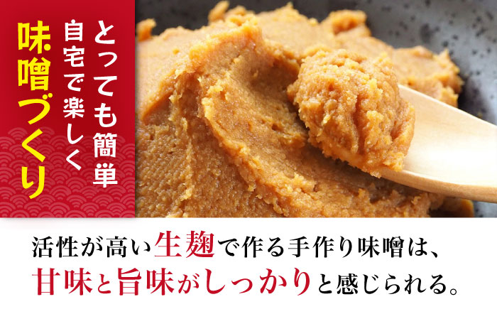 【簡単】手作り味噌セット 出来上がり5kg 作り方説明書付き【原味噌醤油店】 [CA17]
