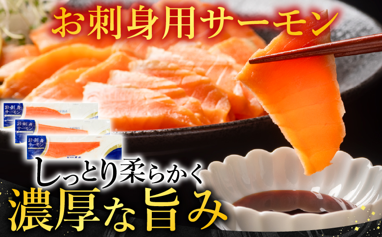 お刺身トラウトサーモン2～5本(計1kg)＆塩銀鮭切り身1切(約70g)×12P B-09094