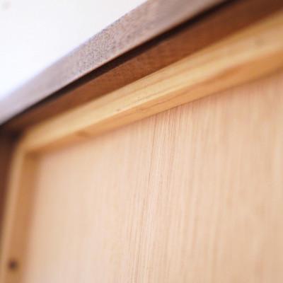 ふるさと納税 府中市 府中市の家具　ミラー　サノ　70*70　オーク |  | 03