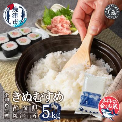 ふるさと納税 焼津市 新米　令和7年産 ネギトロと相性抜群のお米 きぬむすめ 米5kg(a16-187)