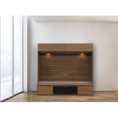 ふるさと納税 大川市 シャルム  幅180cm テレビボード 壁掛けテレビアーム金具付 グレージュ/ウォールナット |  | 01