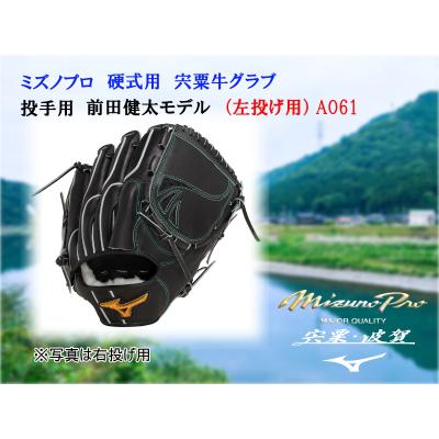 ふるさと納税 宍粟市 ミズノプロ 硬式用 宍粟牛グラブ 投手用 前田健太モデル(左投げ用)AO61
