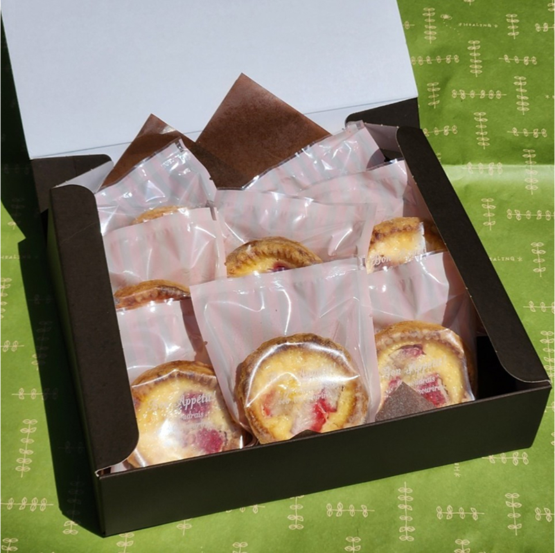 スウィーツデリバリー「いちごエッグタルト」 8個入り