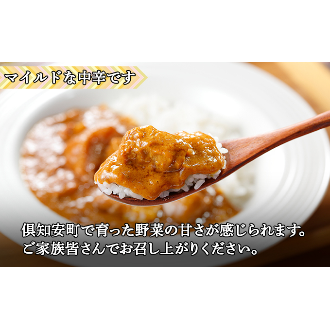 北海道 倶知安 ポークカレー 計3個 中辛 カレー レトルト 食品 加工品 ポーク 豚肉 野菜 じゃがいも お取り寄せ グルメ スパイシー 【お肉・牛肉・加工食品】 _イメージ3