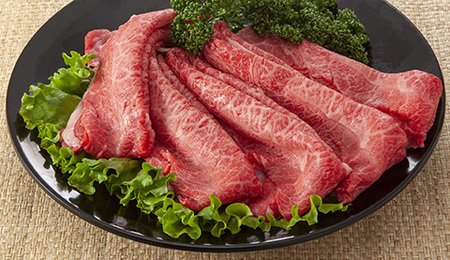 【訳あり】【A4〜A5】博多和牛 赤身霜降りしゃぶしゃぶすき焼き用(肩・モモ)400g 吉富町/株式会社MEAT PLUS[BGAB044]