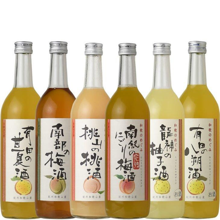 
(A003)和歌のめぐみ酒【C】セット720ml×6種　世界一統
