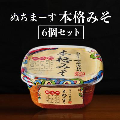 ふるさと納税 うるま市 ぬちまーすの「本格みそ」×6個
