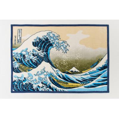 ふるさと納税 泉大津市 アートブランケット[7]　「神奈川沖浪裏」　葛飾北斎
