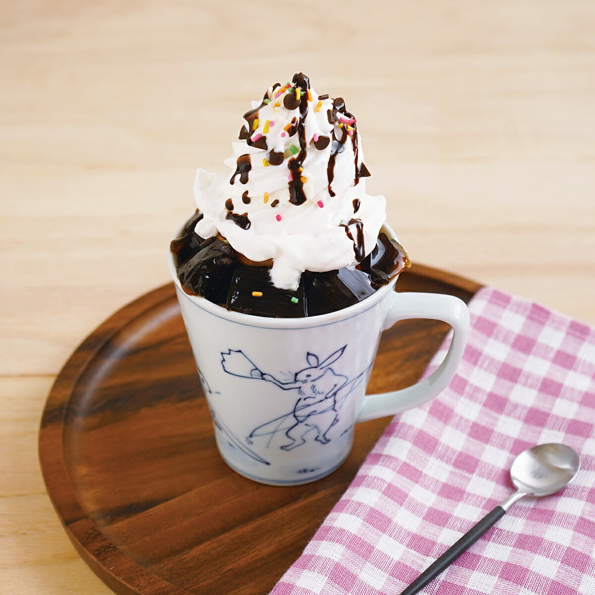 【ふるさと納税】有田焼 染付鳥獣戯画 弓マグカップ よう楽庵・たかす A22-34