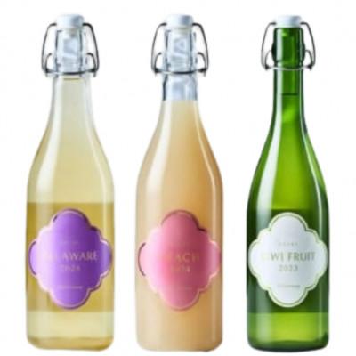 ふるさと納税 甲州市 フジクレール クラノオト デラウェア・桃・キウイフルーツ 3本セット　C-1682