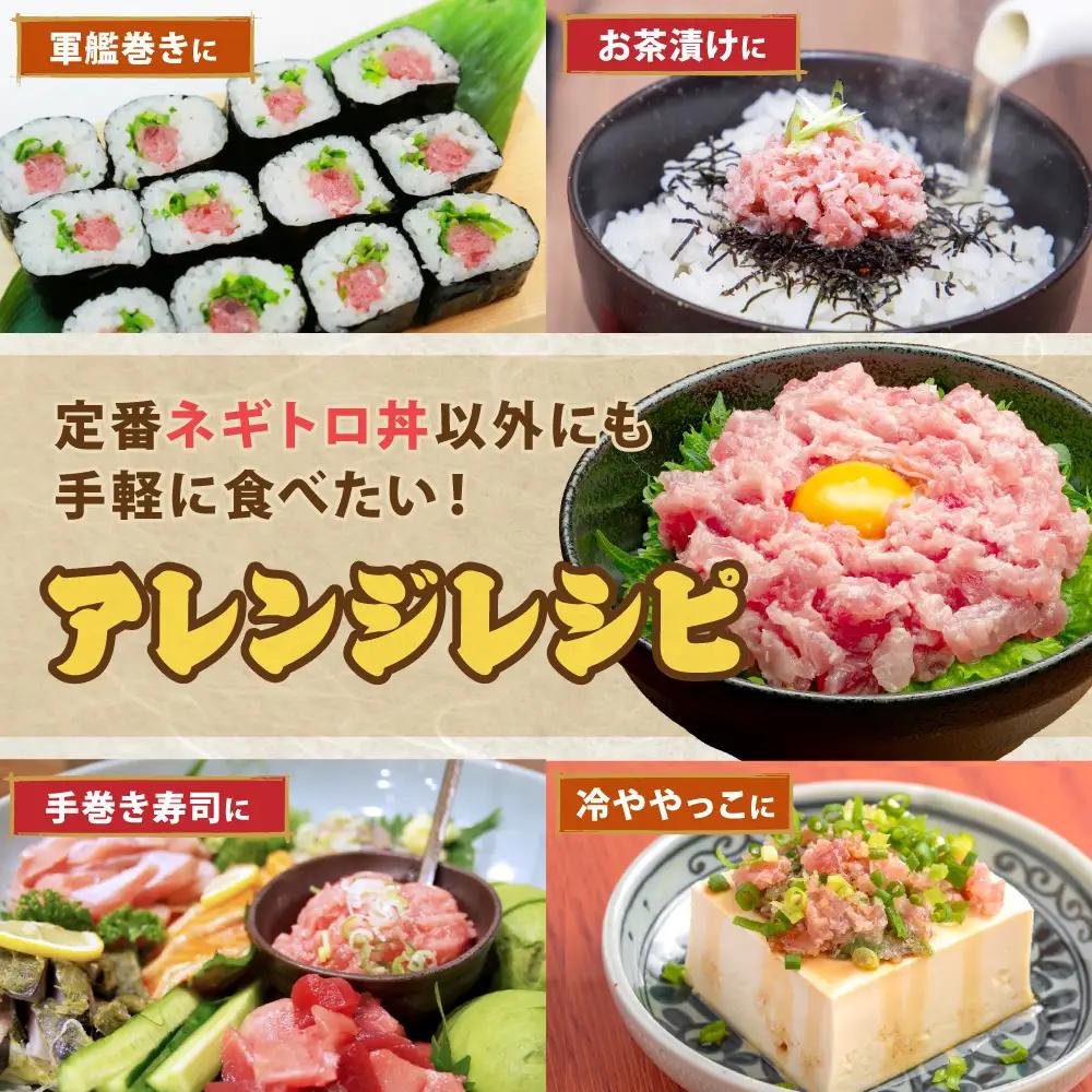まぐろたたき ネギトロ(100g×10P)【魚住商店】_HA1975 まぐろ ねぎとろ 丼 おつまみ 国産 おかず 福岡県宗像市 宗像市 福岡 宗像