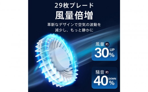 扇風機F858　ブラック