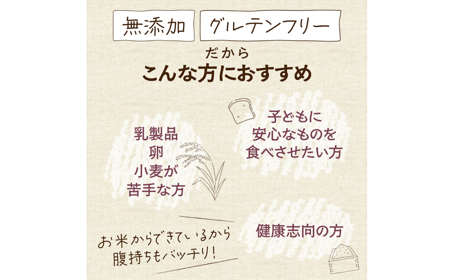ずっしり＆もっちり！冷凍生米食ぱん 茨城県産こしひかり100% プレーン＆ココア2本 | パン 食パン 朝食 グルテンフリー 長時間発酵 添加物不使用 ぱん こしひかり プレーン もちもち 米 白米 