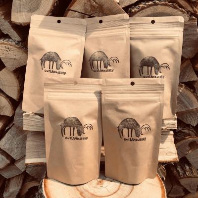 ふるさと納税 別海町 OUTLAND JERKY　(根室産蝦夷鹿ジャーキー)　40g×5パック