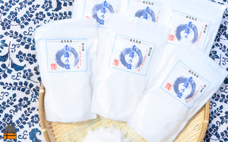 世界遺産の島には美しい塩がある。徳之島の南海の塩（6袋）( 塩 ソルト 荒塩 調味料 奄美 鹿児島 )