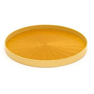 ふるさと納税 徳島市 Round RaysTray S　ケヤキ〜Zelkowa〜【DR006】