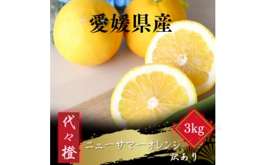 ＜初夏の味＞＜訳あり＞ニューサマーオレンジ 3kg＜A83-36＞【1623663】
